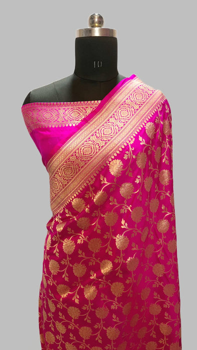 PURE BANARASI HANDLOOM KATAN  SILK SAREE