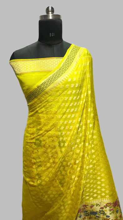 PURE BANARASI CHIFFON SAREE