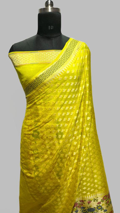 PURE BANARASI CHIFFON SAREE