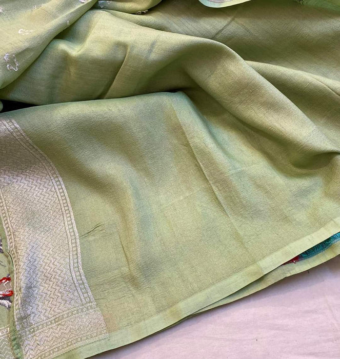 PURE HANDLOOM BANARASI TASSAR PAITHNI SAREE