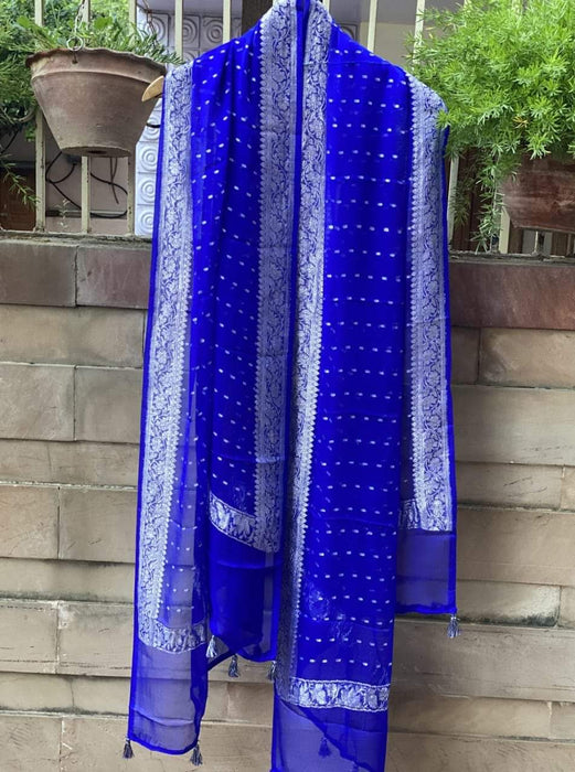 PURE KHADDI GEORGUTTE HANDLOOM DUPTTA