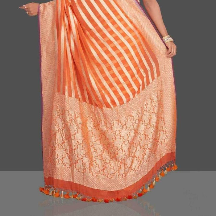 PURE BANARASI KHADDI GEORGUTTE SAREE