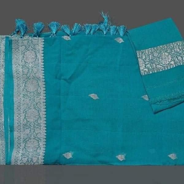 PURE HANDLOOM KHADDI GEORGUTTE BANARASI SAREE