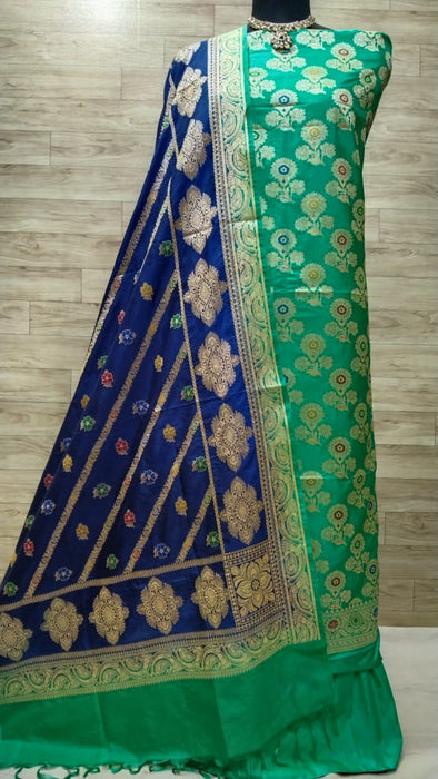 BANARASI SEMI KATAN SILK SUIT