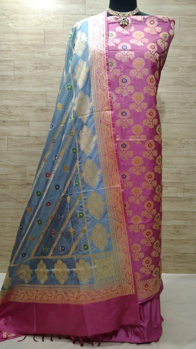 BANARASI SEMI KATAN SILK SUIT