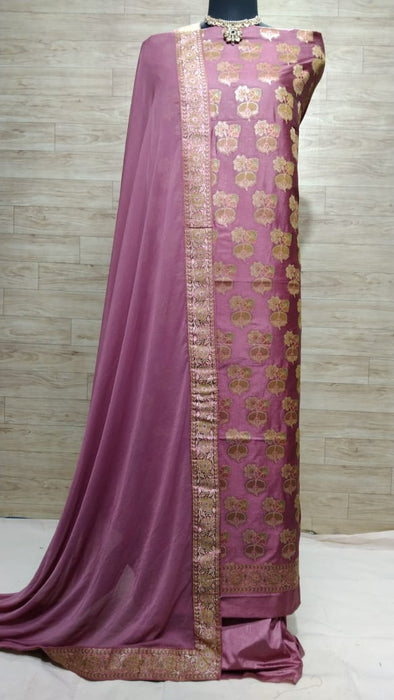 BANARASI SEMI SILK SUIT