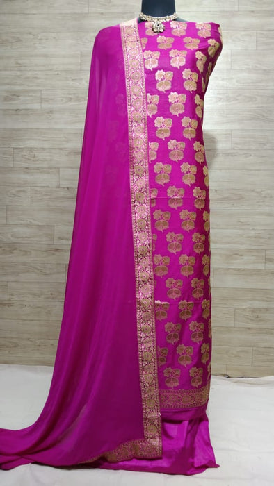 BANARASI SEMI SILK SUIT