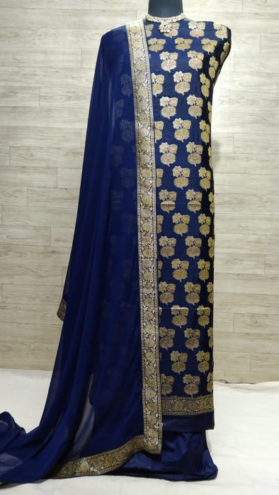 BANARASI SEMI SILK SUIT