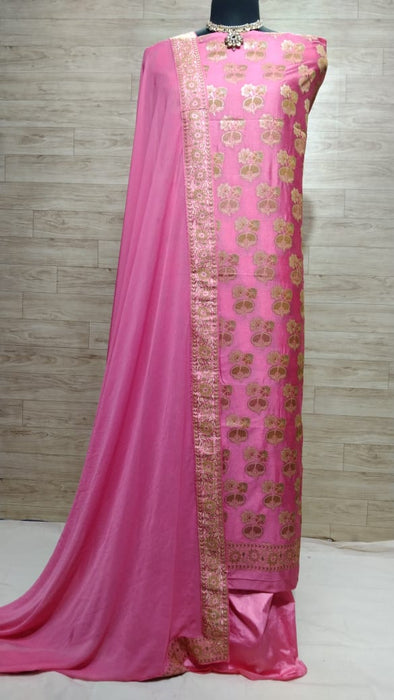 BANARASI SEMI SILK SUIT