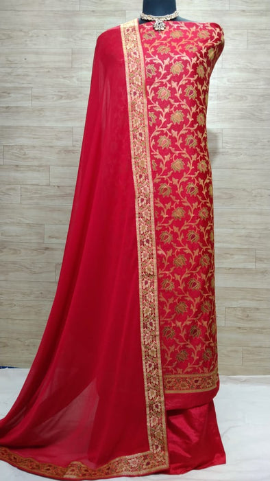 BANARASI SEMI SILK SUIT