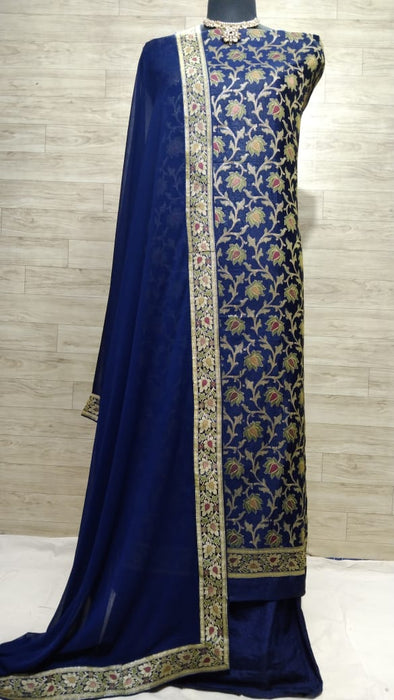 BANARASI SEMI SILK SUIT