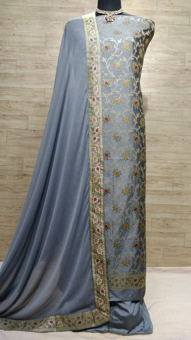 BANARASI SEMI SILK SUIT