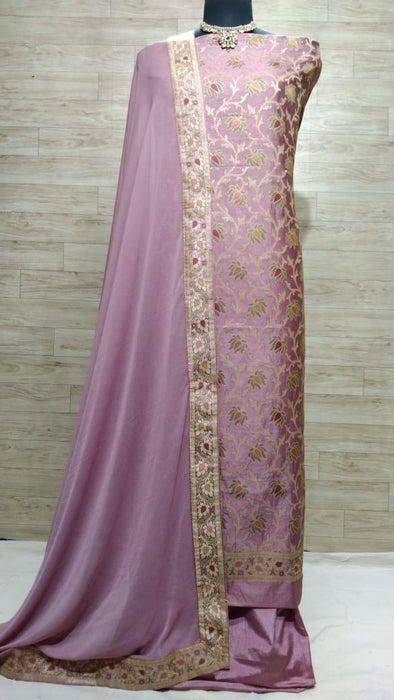 BANARASI SEMI SILK SUIT