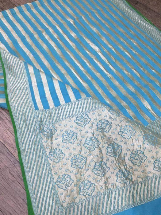 PURE HANDLOOM KHADDI GEORGUTTE SILK SAREE