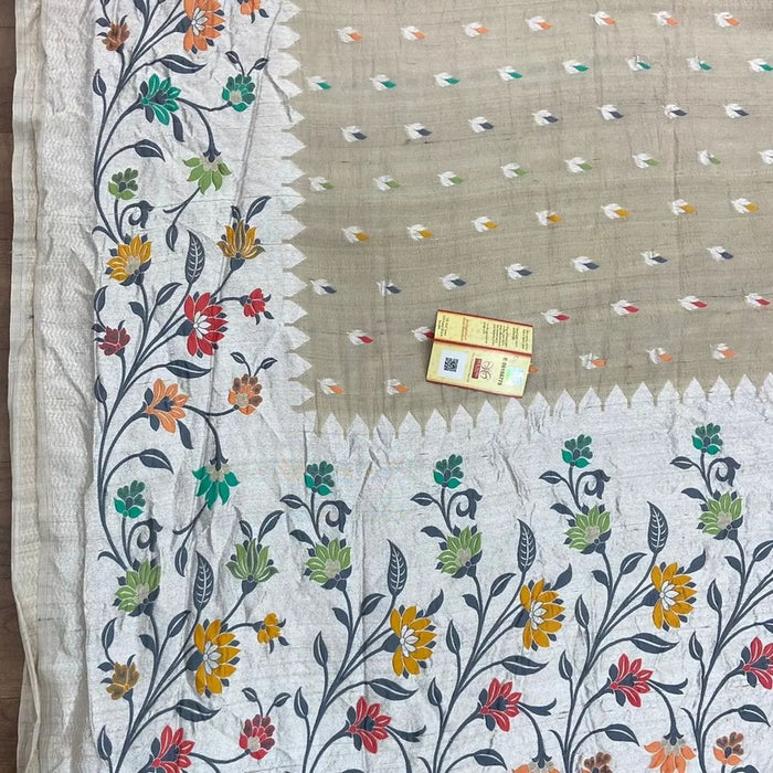 PURE HANDLOOM BANARASI TASSAR PAITHNI SAREE