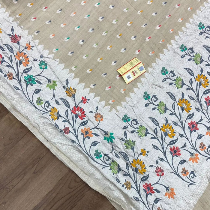 PURE HANDLOOM BANARASI TASSAR PAITHNI SAREE