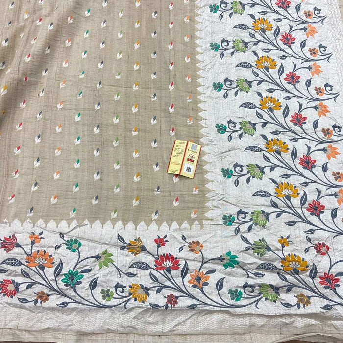 PURE HANDLOOM BANARASI TASSAR PAITHNI SAREE