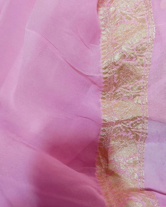 PURE HANDLOOM BANARASI KHADDI GEORGUTTE SAREE