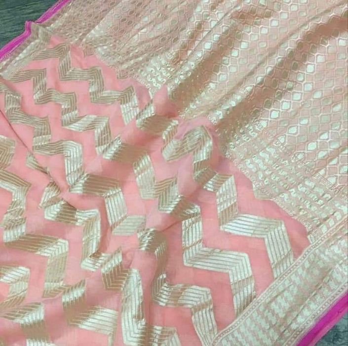 PURE HANDLOOM BANARASI GEORGUTTE SAREE