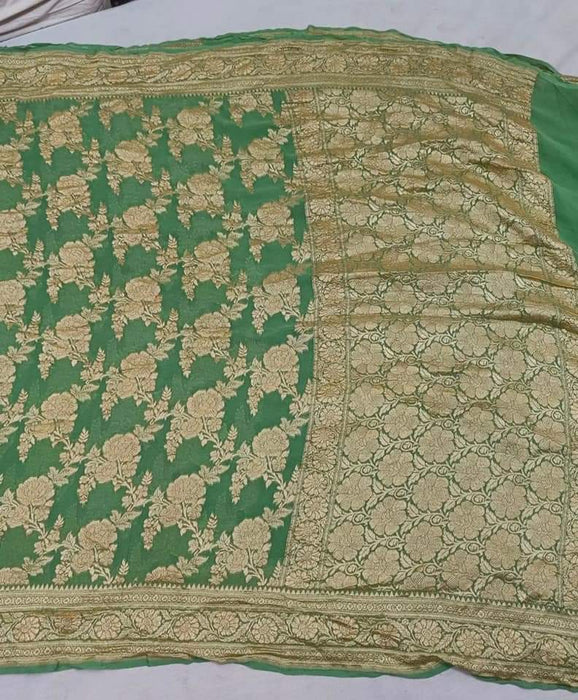 PURE HANDLOOM BANARASI GEORGUTTE SAREE