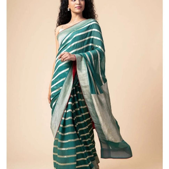 PURE HANDLOOM BANARASI GEORGUTTE SAREE