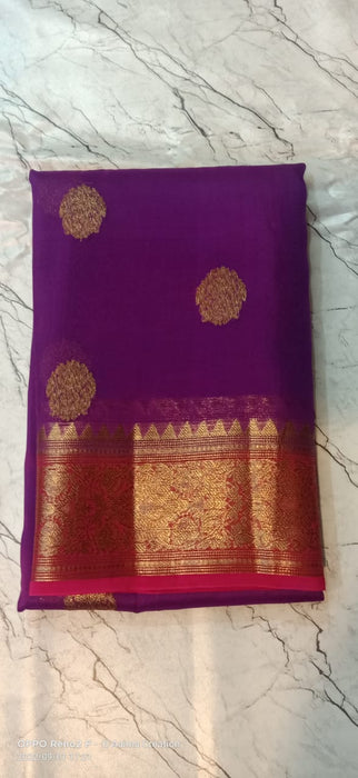 PURE HANDLOOM BANARASI KORA ORGANZA SAREE