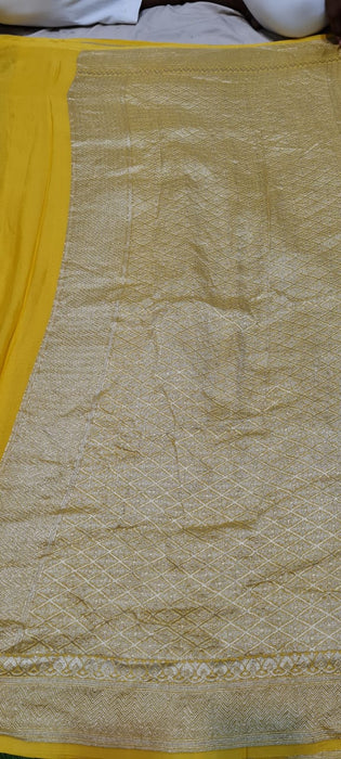 PURE HANDLOOM KHADDI GEORGUTTE SAREE