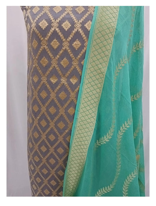 PURE HANDLOOM KHADDI GEORGUTTE SUIT