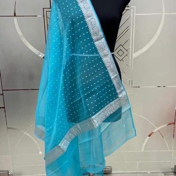 PURE BANARASI KHADDI GEORGUTTE DUPATTA