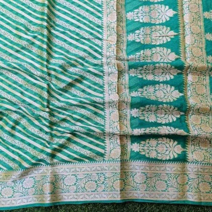 PURE BANARASI KHADDI CHIFFON SAREE