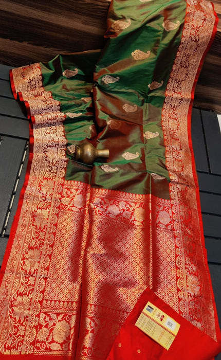 PURE HANDLOOM BANARASI KATAN SILK SAREE