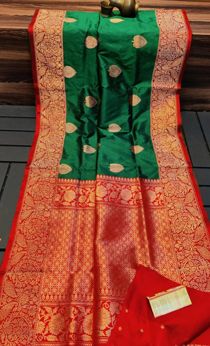 PURE HANDLOOM BANARASI KATAN SILK SAREE