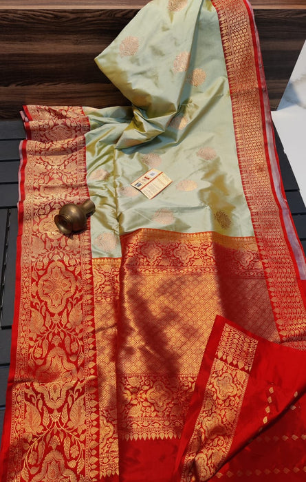 PURE HANDLOOM KATAN BANARASI SILK SAREE