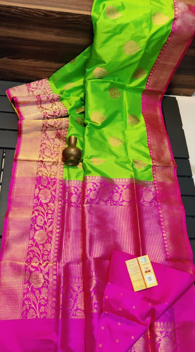 PURE HANDLOOM KATAN BANARASI SILK SAREE