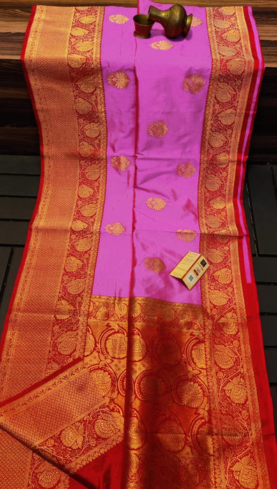 PURE HANDLOOM KATAN BANARASI SILK SAREE