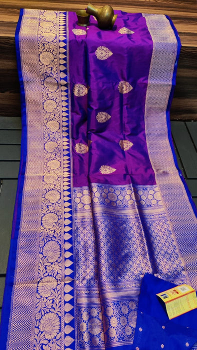 PURE HANDLOOM KATAN BANARASI SILK SAREE