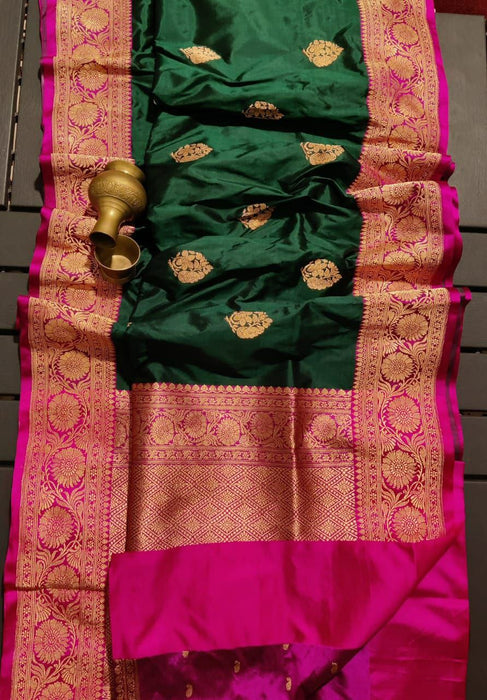 PURE HANDLOOM BANARASI KATAN SILK SAREE