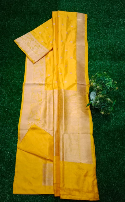 PURE BANARASI HANDLOOM BATTAR KATAN SILK SAREE