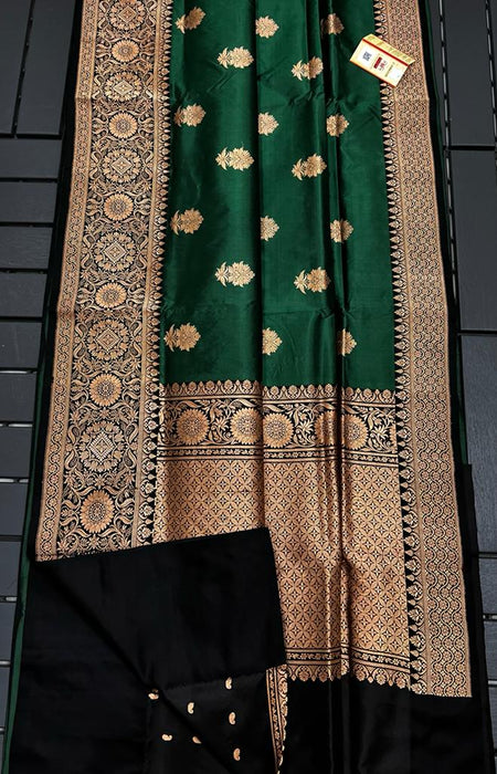 PURE BANARASI HANDLOOM BATTAR KATAN SILK SAREE