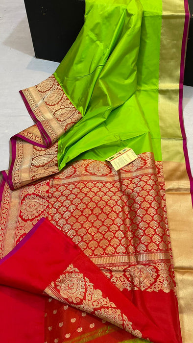 PURE BANARASI HANDLOOM KATAN SILK SAREE