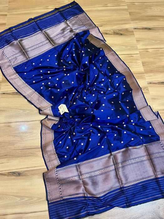 PURE HANDLOOM BANARASI KATAN SILK DUPATTA