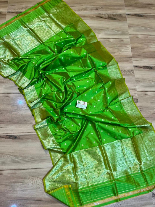 PURE HANDLOOM BANARASI KATAN SILK DUPATTA