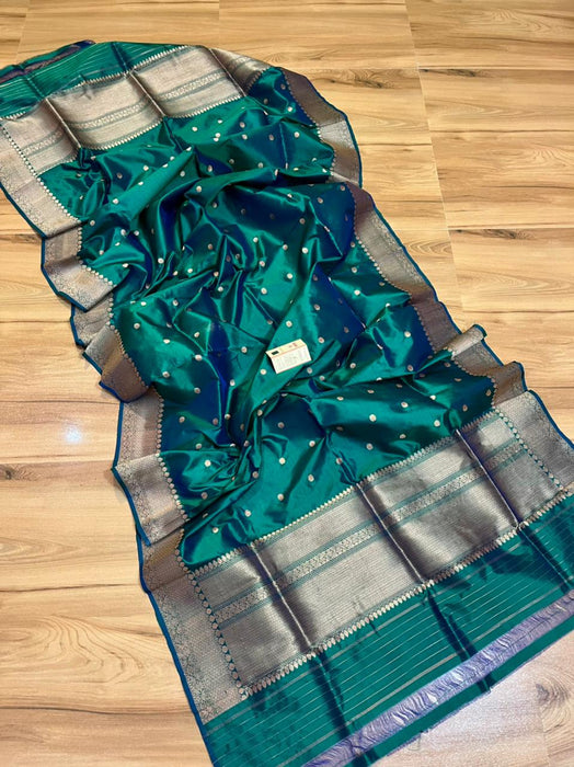 PURE HANDLOOM BANARASI KATAN SILK DUPATTA