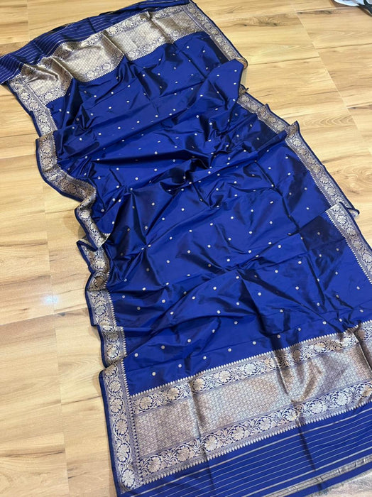 PURE HANDLOOM BANARASI KATAN SILK DUPATTA