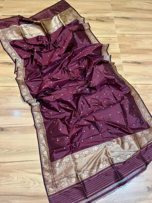 PURE HANDLOOM BANARASI KATAN SILK DUPATTA