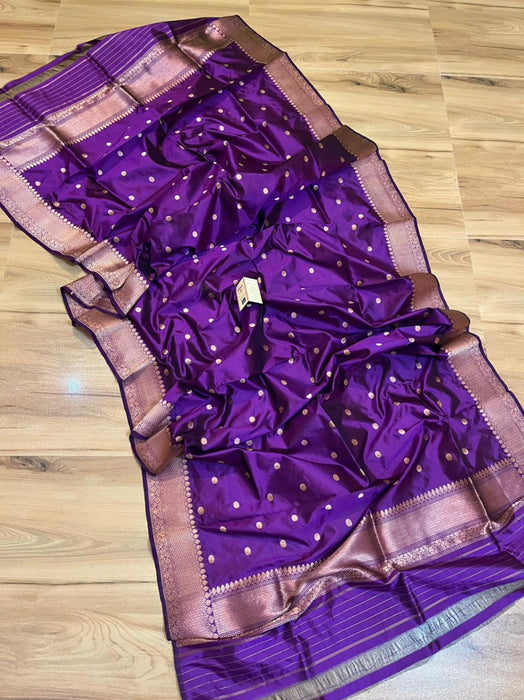 PURE HANDLOOM BANARASI KATAN SILK DUPATTA