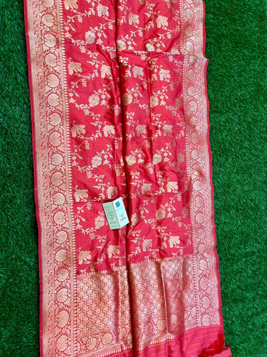 PURE HANDLOOM BANARASI KATAN SILK DUPATTA