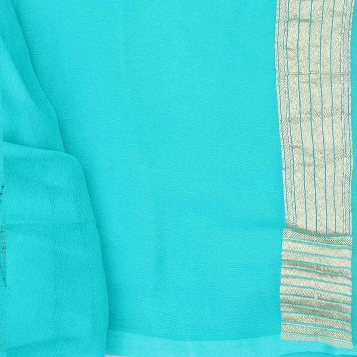 PURE HANDLOOM BANARASI KHADDI GEORGUTTE SAREE