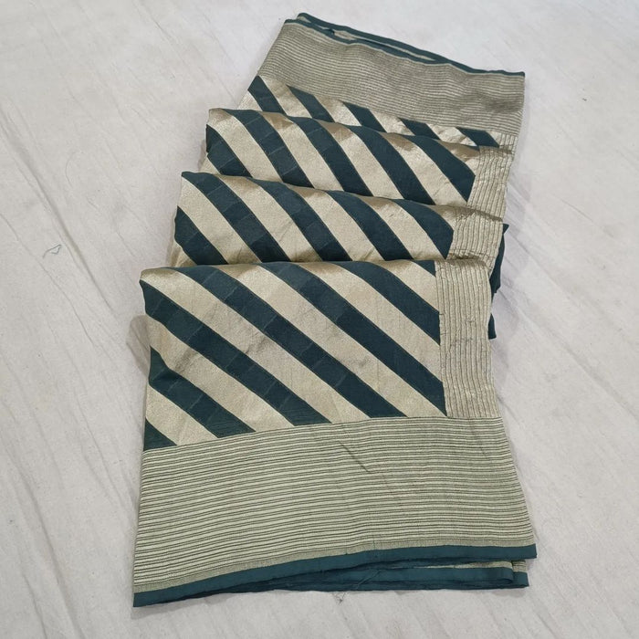 PURE HANDLOOM KHADDI BANARASI GEORGUTTE SAREE