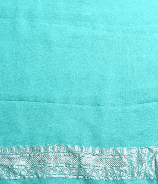 PURE HANLOOM BANARASI KHADDI GEORGUTTE SAREE